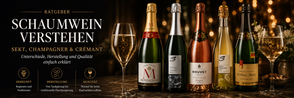 Schaumwein verstehen-Champagner-Cremant-Winzersekt