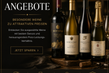 Auswahl hochwertiger Rot-, Weiß- und Schaumweine aus dem Angebot von Weinkontor Scheucher.