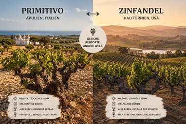 Primitivo Wein aus Apulien – kräftiger italienischer Rotwein